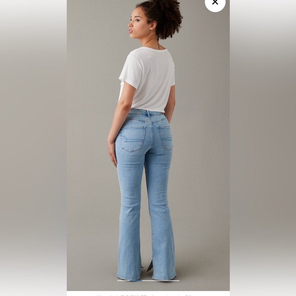 NWT American Eagle Next Level Stretch Curvy Super Highrise Flare